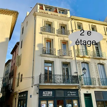 Appartement De Charme Avec Balcon Au Pied Des Commerces Béziers Esterno foto